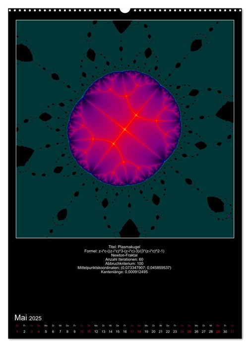Fraktale zum Selbstnachrechnen (CALVENDO Premium Wandkalender 2025)