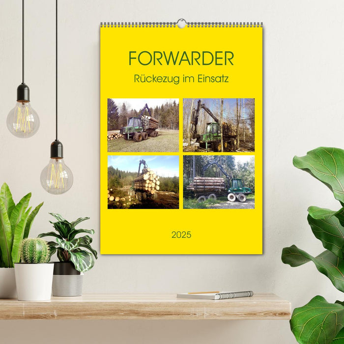 FORWARDER Rückezug im Einsatz (CALVENDO Wandkalender 2025)