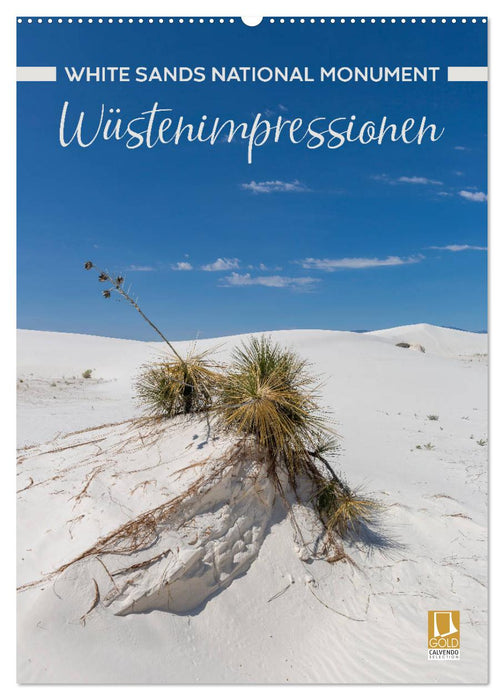 WHITE SANDS NATIONAL MONUMENT Wüstenimpressionen (CALVENDO Wandkalender 2025)