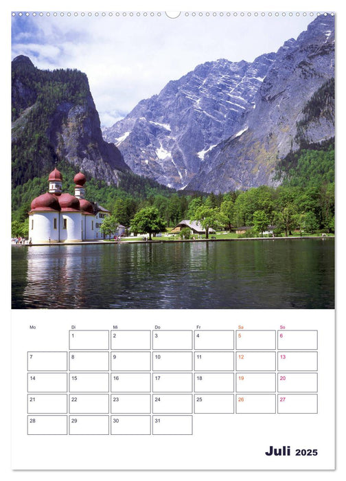 Schönes Land Bayern (CALVENDO Premium Wandkalender 2025)