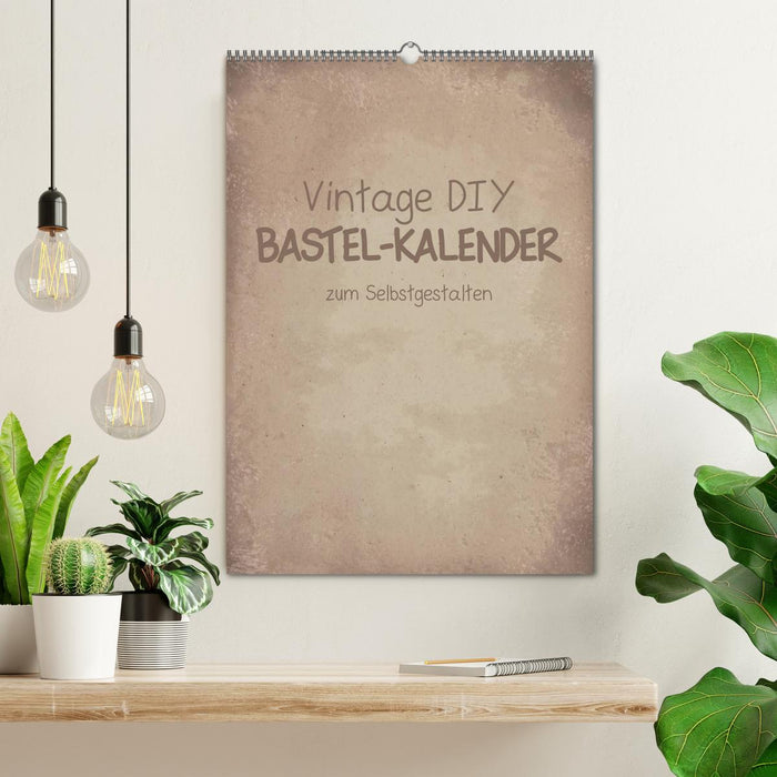 Vintage DIY Bastel-Kalender -Hochformat- (CALVENDO Wandkalender 2025)