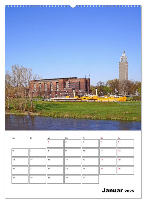 Magdeburger Ansichten (CALVENDO Premium Wandkalender 2025)