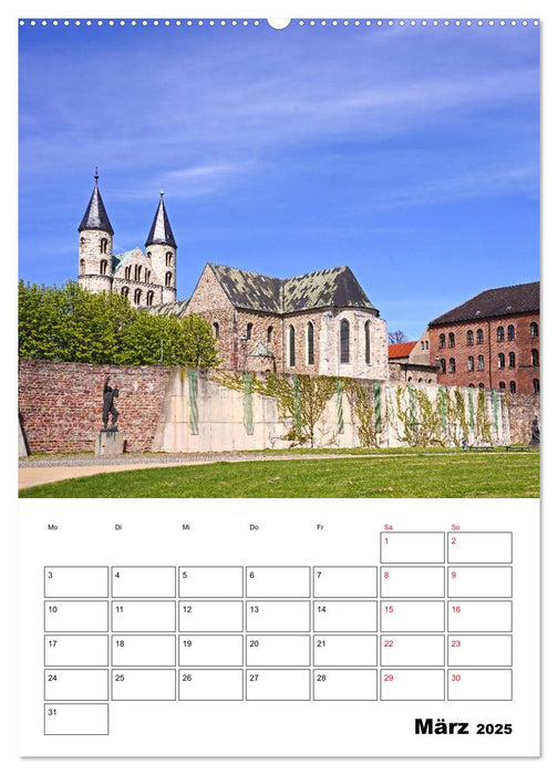 Magdeburger Ansichten (CALVENDO Premium Wandkalender 2025)