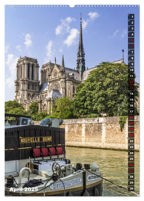 PARIS Stadtspaziergang (CALVENDO Premium Wandkalender 2025)