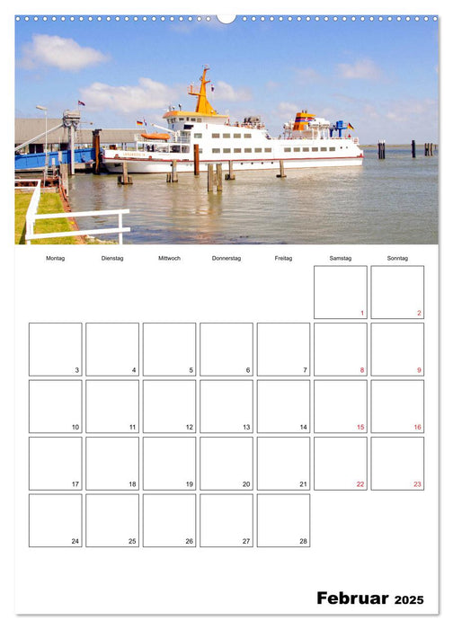 Langeoog - eine Trauminsel (CALVENDO Premium Wandkalender 2025)