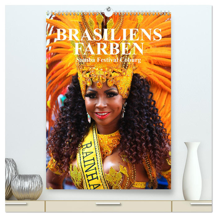 Brasiliens Farben (CALVENDO Premium Wandkalender 2025)