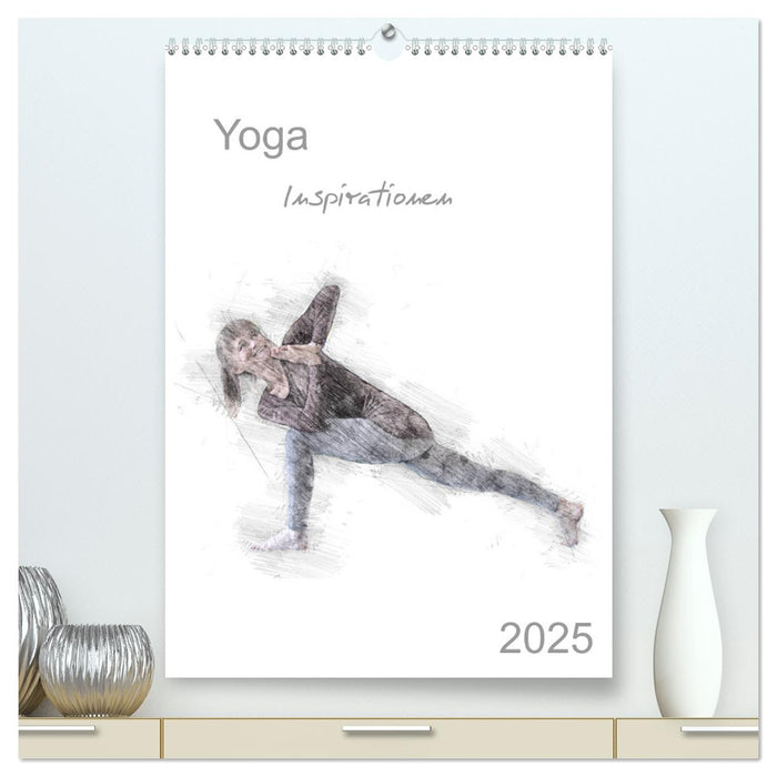 Yoga Inspirationen - Familienplaner (CALVENDO Premium Wandkalender 2025)