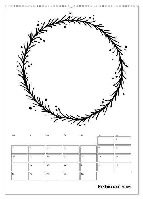 Rahmen Bastel-Kalender - DIY Fotos-Sprüche-Zitate (CALVENDO Wandkalender 2025)