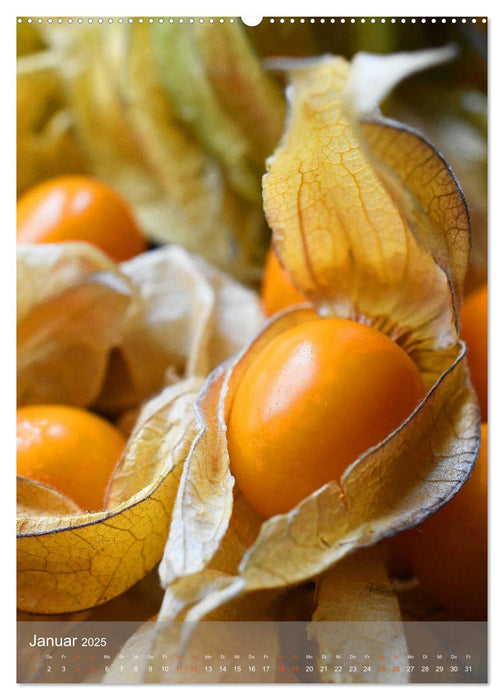 Blaubeeren, Himbeeren & Co - Makrofotografie in der Küche (CALVENDO Wandkalender 2025)