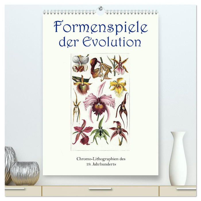 Formenspiele der Evolution. Chromolithographien des 19. Jahrhunderts (CALVENDO Premium Wandkalender 2025)