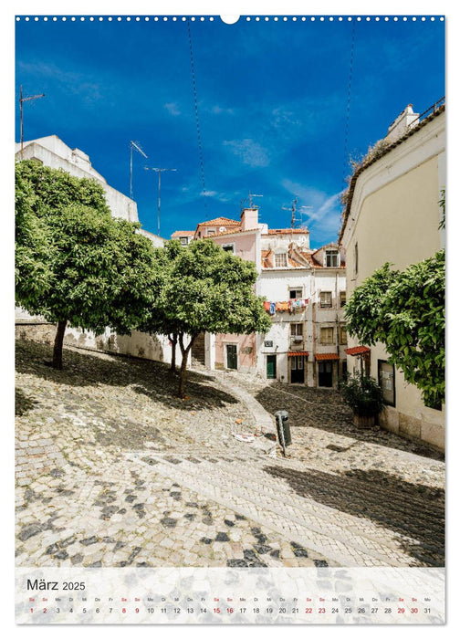 Lissabon Perspektiven (CALVENDO Premium Wandkalender 2025)
