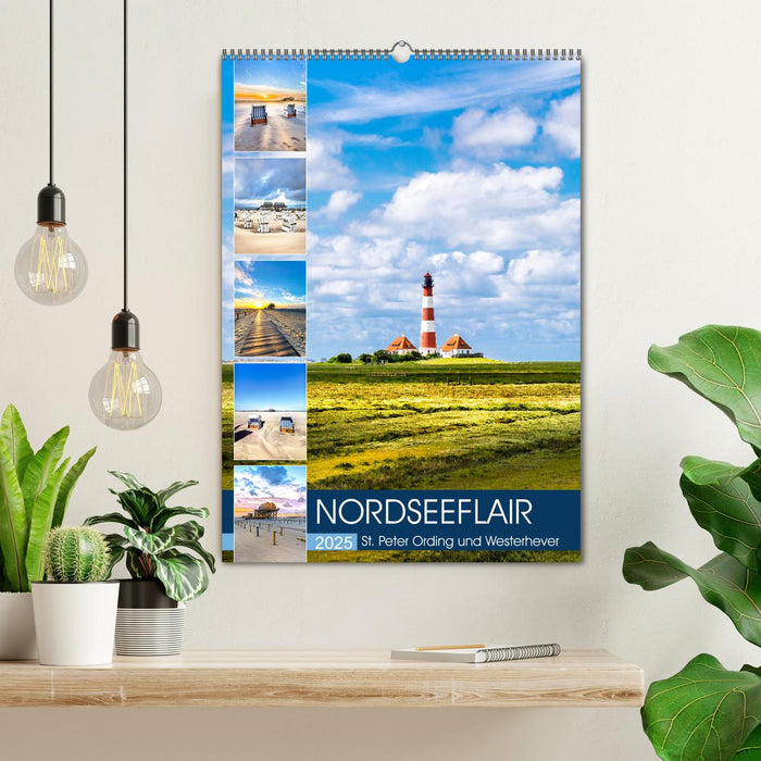 NORDSEEFLAIR - St. Peter Ording und Westerhever (CALVENDO Wandkalender 2025)