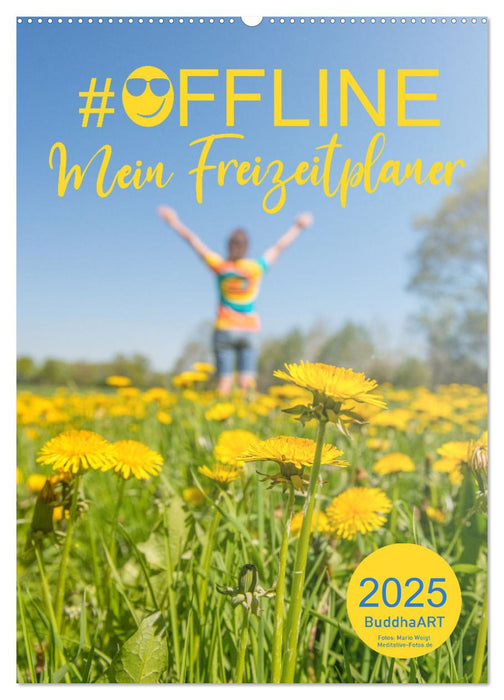 #OFFLINE - Mein Freizeitplaner (CALVENDO Wandkalender 2025)