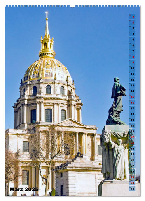 Paris Traummetropole mit Charme (CALVENDO Premium Wandkalender 2025)