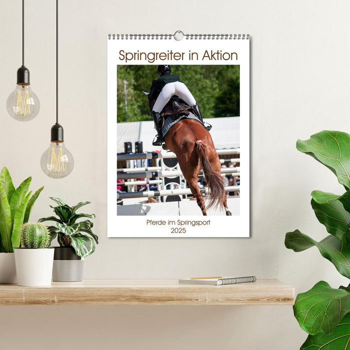 Springreiter in Aktion (CALVENDO Wandkalender 2025)