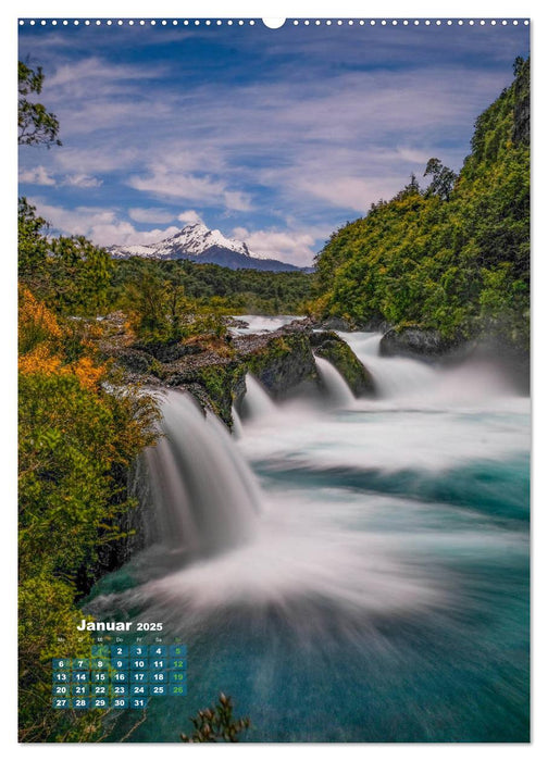 Wasserfälle aus aller Welt (CALVENDO Premium Wandkalender 2025)