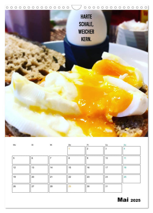 Mit Eiern durch's Jahr. (CALVENDO Wandkalender 2025)