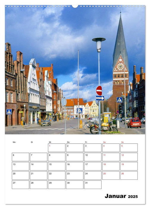 Lüneburg, von der schönsten Seite (CALVENDO Wandkalender 2025)