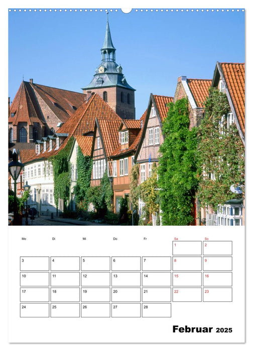 Lüneburg, von der schönsten Seite (CALVENDO Wandkalender 2025)