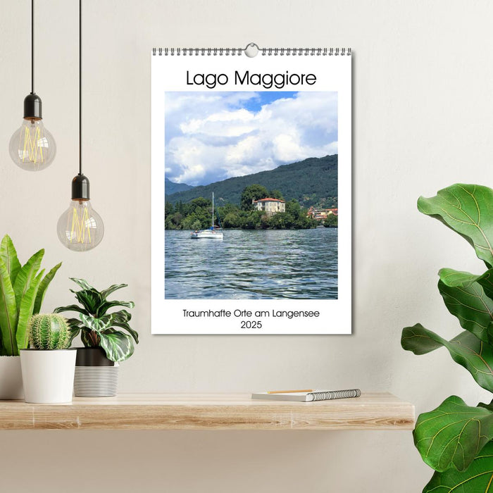 Traumhafter Lago Maggiore (CALVENDO Wandkalender 2025)