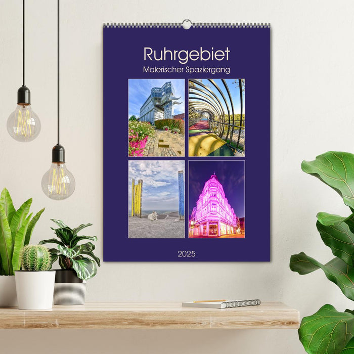 Ruhrgebiet - Malerischer Spaziergang (CALVENDO Wandkalender 2025)