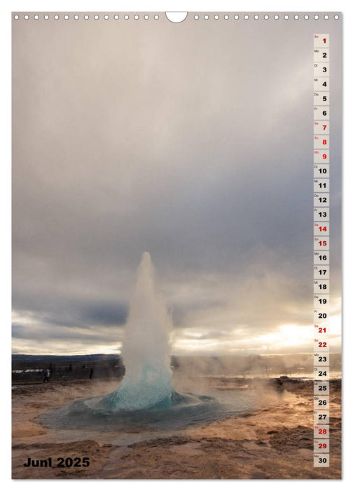 Island - Reykjavic und der wilde Südwesten (CALVENDO Wandkalender 2025)