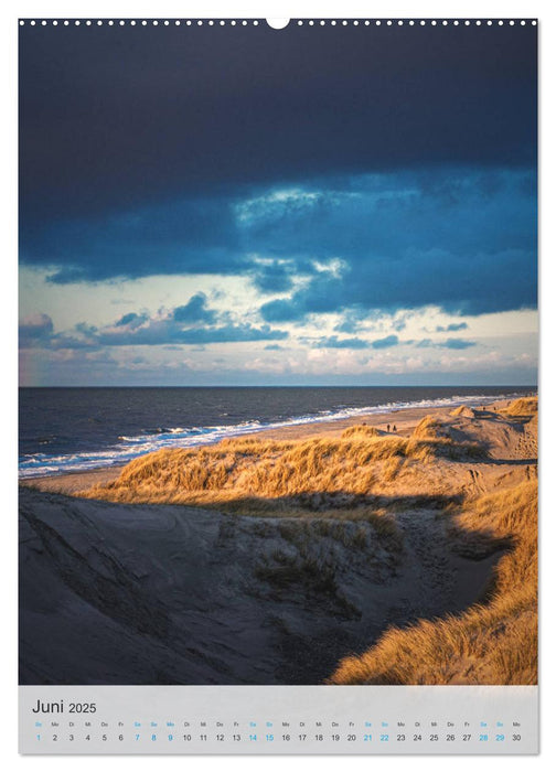 Dänemarks Nordseeküste - Vom Ringkøbing-Fjord bis zur Jammerbucht (CALVENDO Wandkalender 2025)