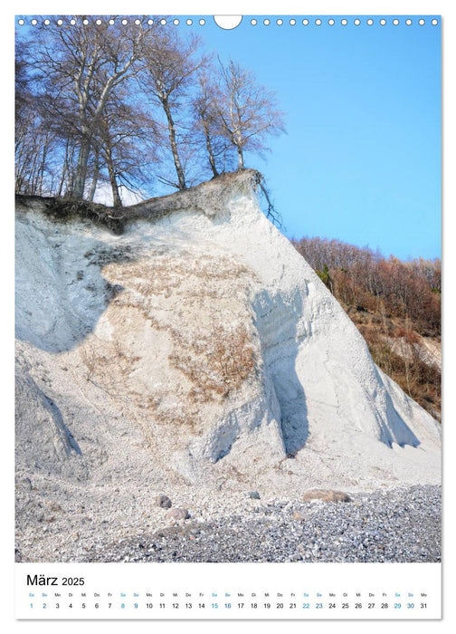 Insel Rügen - Kreide, Landschaft, Leuchttürme (CALVENDO Wandkalender 2025)