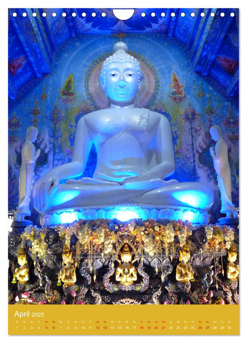 Thailand - Tempel und Buddhas (CALVENDO Wandkalender 2025)