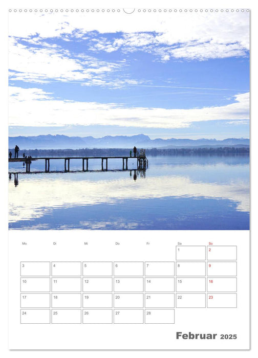 Mein Starnberger See - Die Perle im Fünfseenland im Jahresverlauf (CALVENDO Wandkalender 2025)
