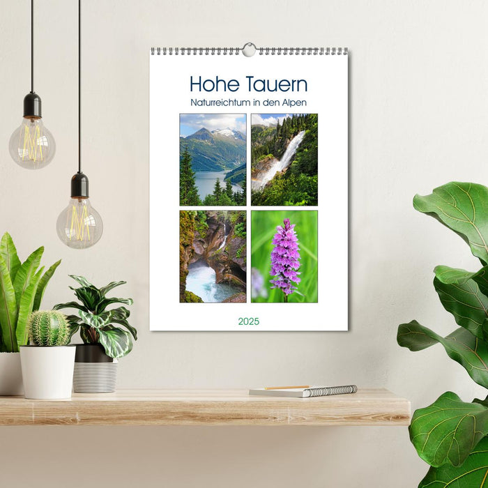 Hohe Tauern - Naturreichtum in den Alpen (CALVENDO Wandkalender 2025)