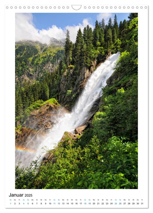 Hohe Tauern - Naturreichtum in den Alpen (CALVENDO Wandkalender 2025)