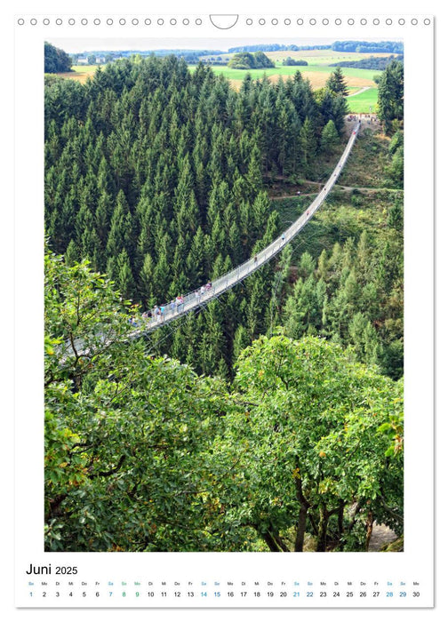 Natur genießen - Hunsrück, Mosel und Eifel (CALVENDO Wandkalender 2025)