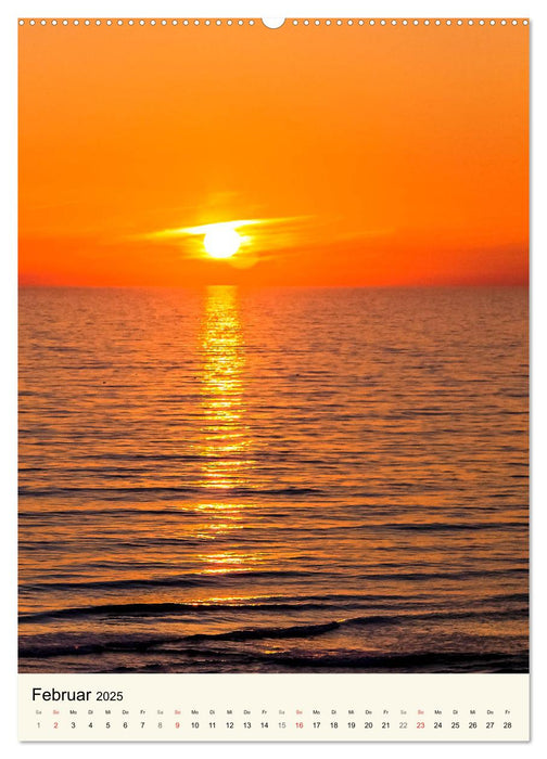 LANGEOOG Strandspaziergang (CALVENDO Wandkalender 2025)