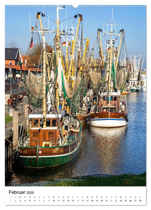 GREETSIEL Rund um den Hafen (CALVENDO Wandkalender 2025)