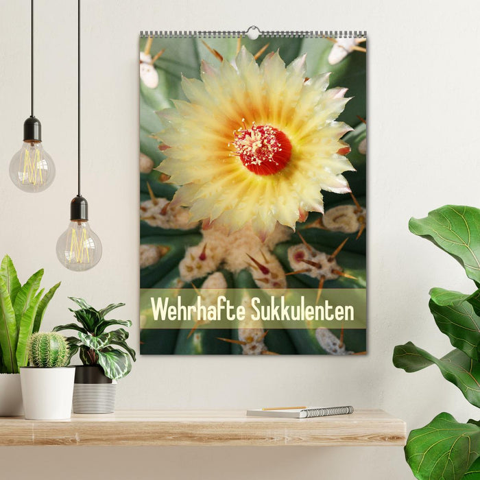 Wehrhafte Sukkulenten (CALVENDO Wandkalender 2025)