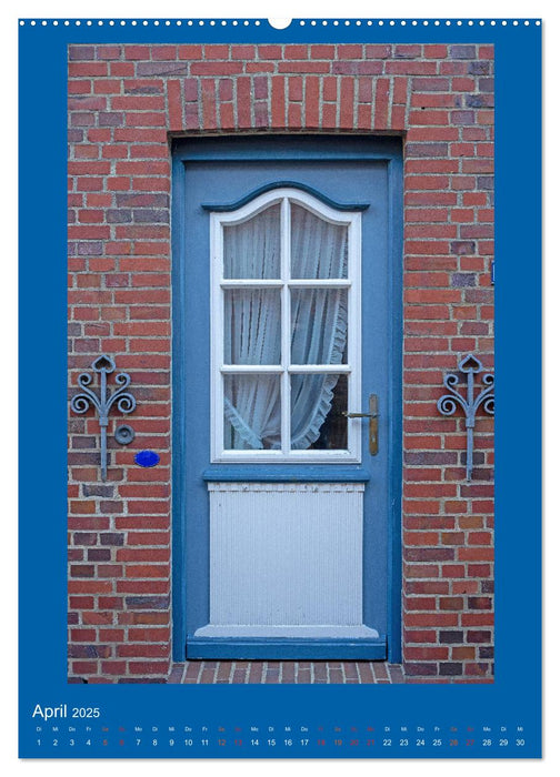 Türen auf Föhr (CALVENDO Wandkalender 2025)