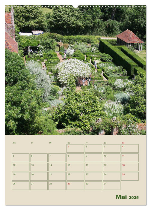 Schlösser und Gärten in England (CALVENDO Wandkalender 2025)