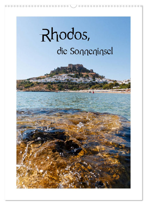 Rhodos, die Sonneninsel (CALVENDO Wandkalender 2025)