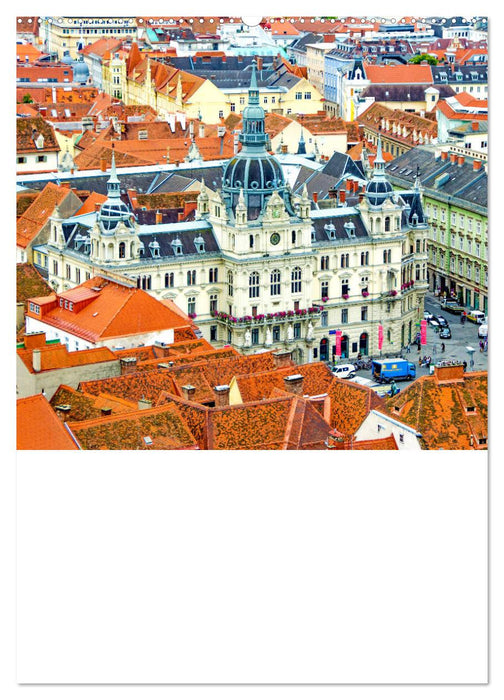 Graz - faszinierende Stadt (CALVENDO Wandkalender 2025)