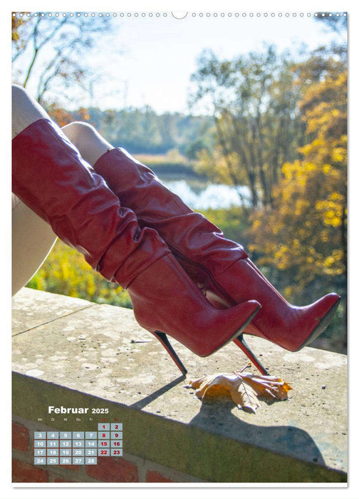 Stiefel und High Heels im Herbst (CALVENDO Wandkalender 2025)