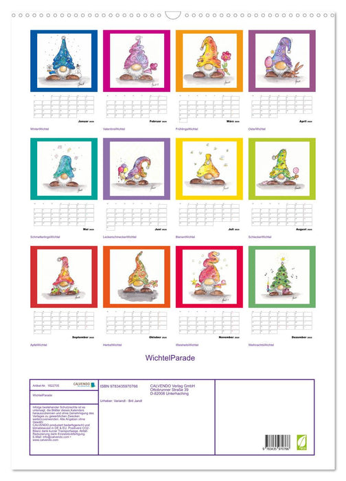 WichtelParade (CALVENDO Wandkalender 2025)