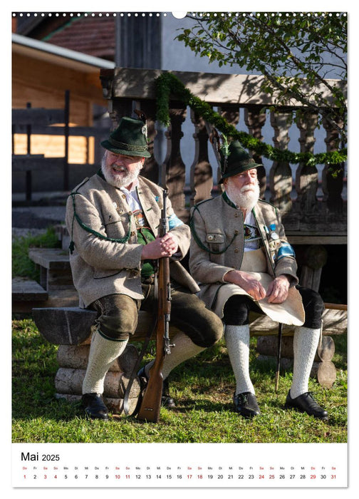 Bayerische Gebirgsschützen (CALVENDO Wandkalender 2025)