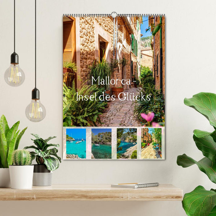 Mallorca - Insel des Glücks (CALVENDO Wandkalender 2025)