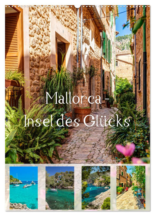 Mallorca - Insel des Glücks (CALVENDO Wandkalender 2025)