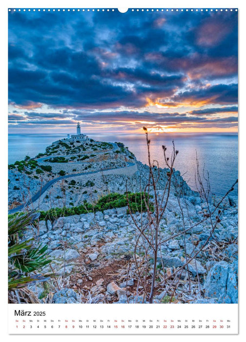 Mallorca - Insel des Glücks (CALVENDO Wandkalender 2025)