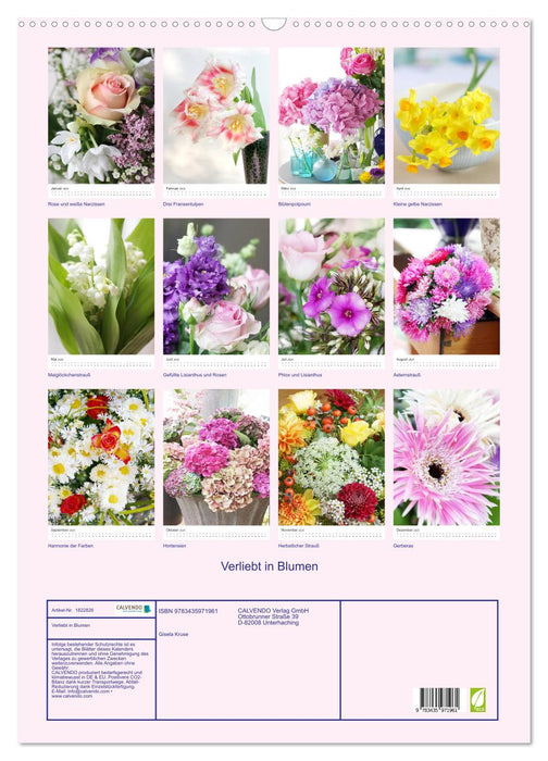 Verliebt in Blumen (CALVENDO Wandkalender 2025)