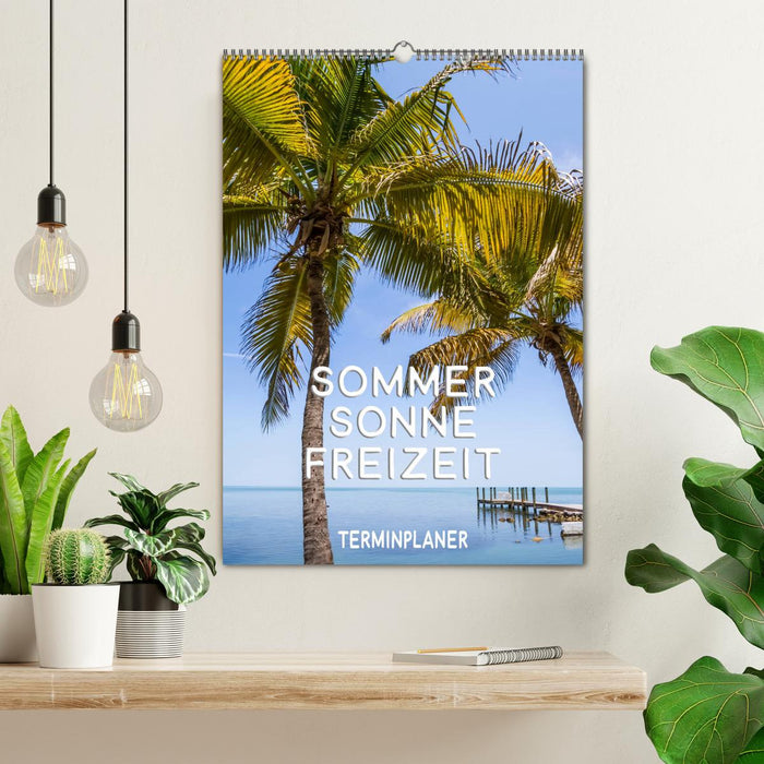 Sommer, Sonne, Freizeit / Terminplaner (CALVENDO Wandkalender 2025)