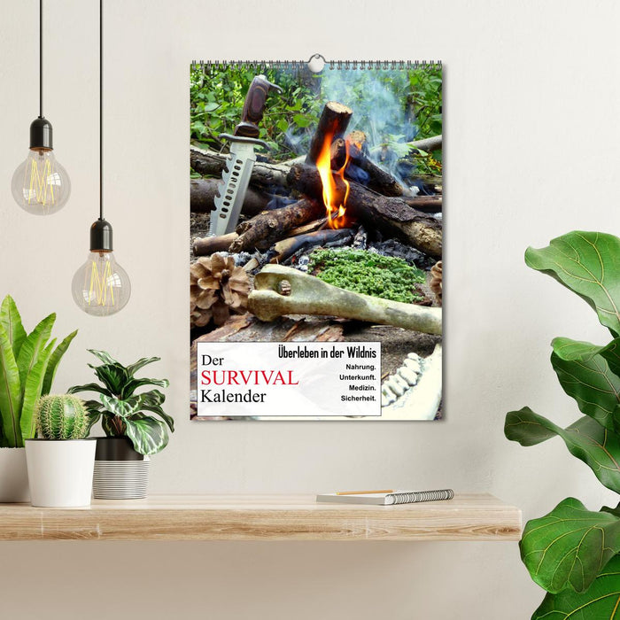 Der Survival-Kalender (CALVENDO Wandkalender 2025)