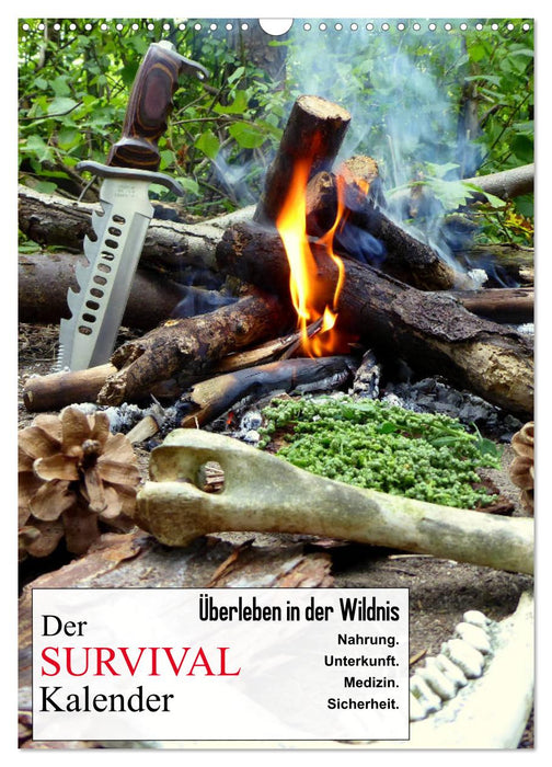 Der Survival-Kalender (CALVENDO Wandkalender 2025)